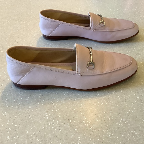 Sam Edelman Loraine Horsebit Pink Leather Loafers Size 7.5 Classic Flats - Picture 4 of 10